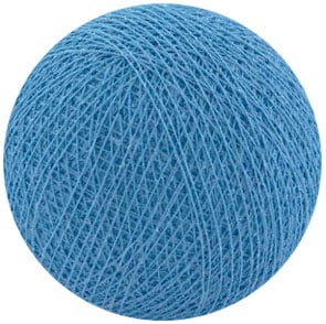 25 losse Cotton Ball’s (Helder Blauw)