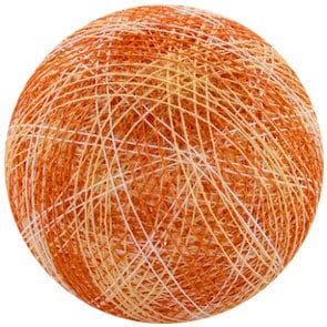 25 losse Cotton Ball’s (Mix Oranje)