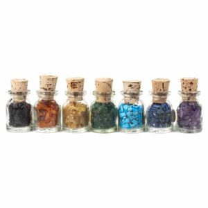 7 Chakra Edelsteen Geschenkflesjes