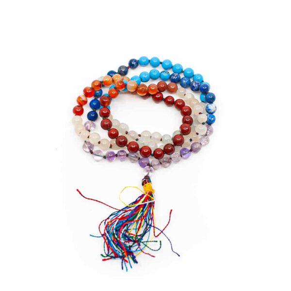 7 Chakra Edelstenen Mala - 108 kralen