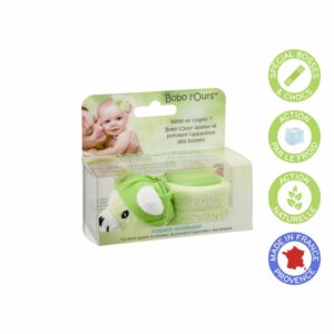 Alphanova Vegan BOBO Green Bear - Baby Pijnverlichting