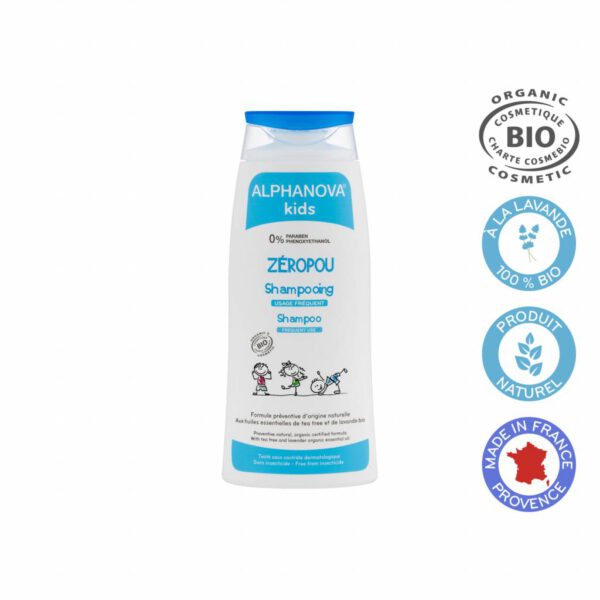 Alphanova Vegan Zeropou Shampoo - Voorkomt Hoofdluizen