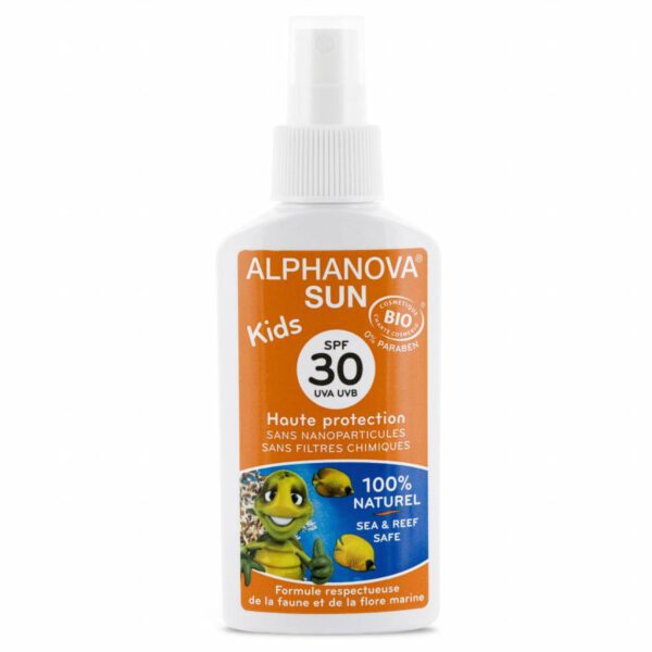 Alphanova Vegan Zonnebrandspray voor Kinderen (SPF 30)