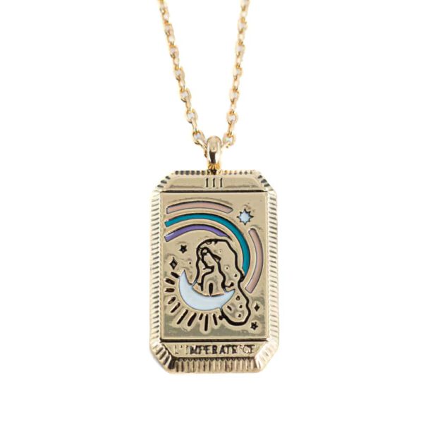 Amulet Messing Goudkleurig Tarot &apos;de Keizerin&apos;