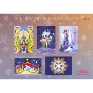 Ansichtkaarten Kerst Assorti (Set van 5)