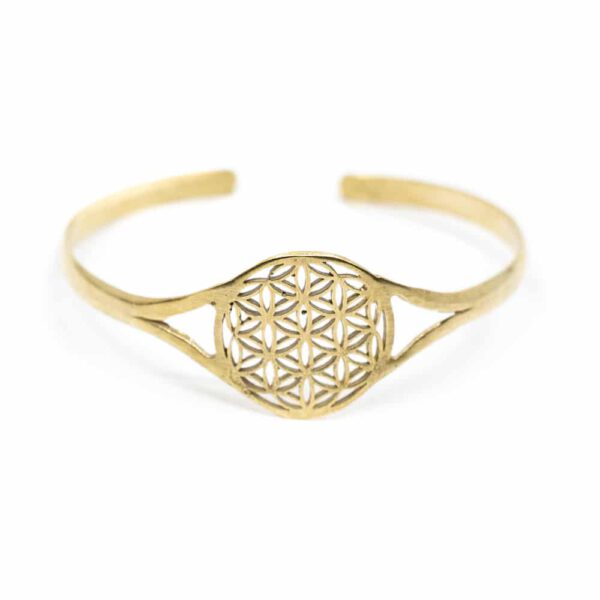 Armband Flower of Life Verstelbaar Goudkleurig