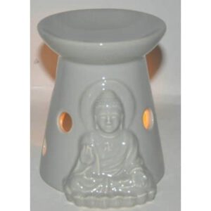 Aromabrander & Olieverdamper Boeddha - Grijs
