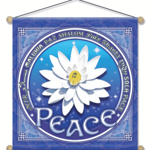 Banner Peace Lotus
