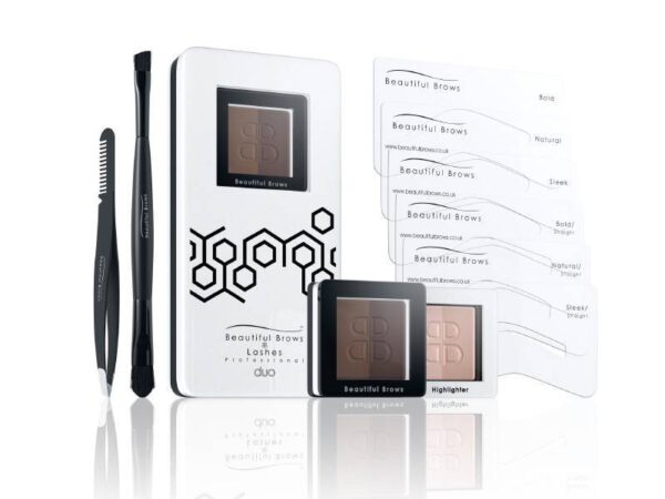 Beautiful Brows Duo Kit Light Brown/ Medium Brown