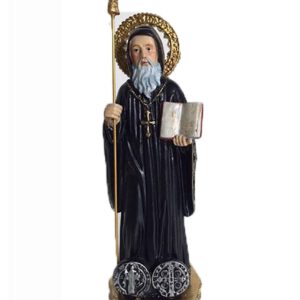Beeld van de Heilige Benedictus (12 cm)