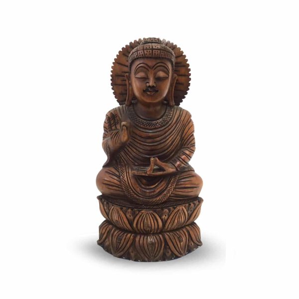 Boeddha Hout (20 cm)