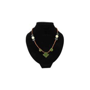 Bohemian Ketting Jade met Punthanger