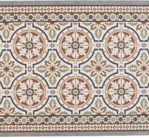 Bruine Decoratieve Mat Tegels (120 x 50 cm)