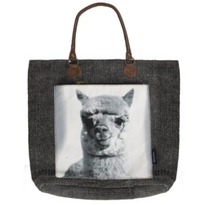 Canvas Shopper Baby Alpaca (49 x 42 cm)