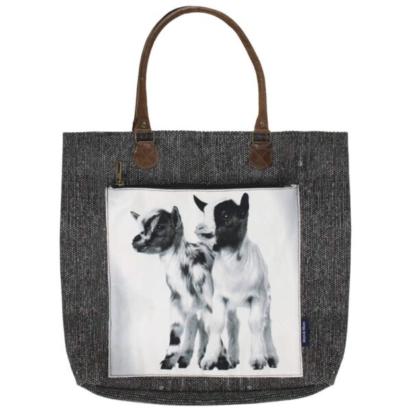 Canvas Shopper Dwerggeitjes (48 x 41 cm)