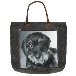 Canvas Shopper Teckel (49 x 42 cm)