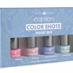 Caption Nagellak - Set van 4 flesjes van 4 ml - Color Shots