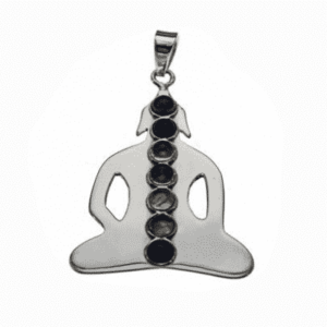 Chakra Meditatie Zilveren hanger