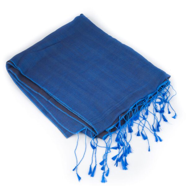 Chakra Pashmina Sjaal Indigo