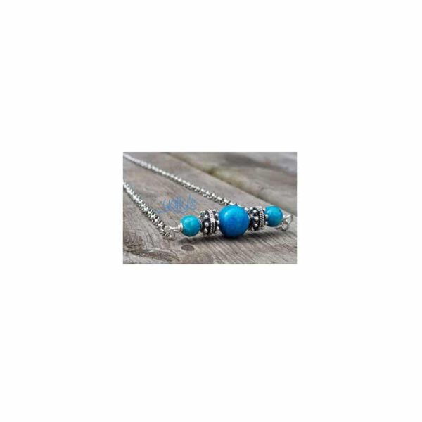 Choker Ketting Howliet blauw