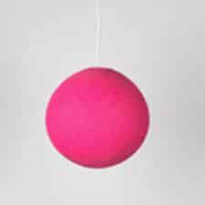 Cotton Ball Hanglamp Helder Roze (Medium)