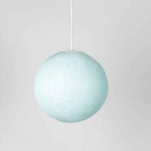 Cotton Ball Hanglamp Licht Aqua (Medium)