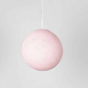 Cotton Ball Hanglamp Licht Roze (Large)