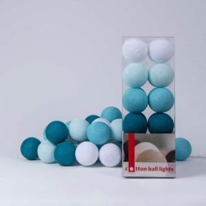 Cottonbal Lichtslinger 20 Bollen (Aqua)