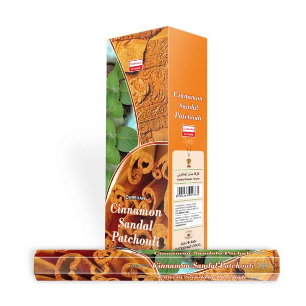 Darshan Wierook Cinnamon Sandal Patchouli (6 pakjes)