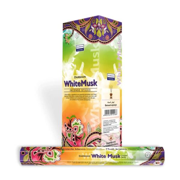 Darshan Wierook White Musk (6 pakjes)