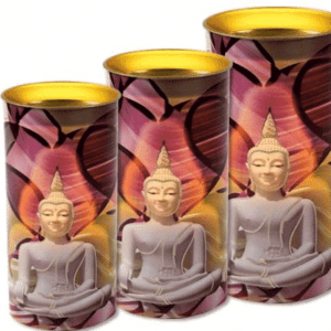 Devotie Paraffinekaars Boeddha Meditatie