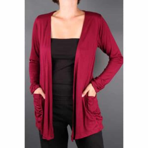 Donkerrood Vest (Extra Large)