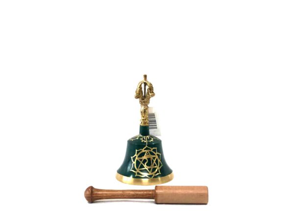 Dorji Bell met Stick Heart Chakra (Groen)