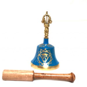 Dorji Bell met Stick Throat Chakra (Blauw)