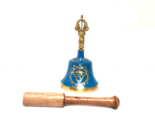 Dorji Bell met Stick Throat Chakra (Blauw)