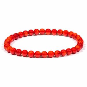 Edelsteen Armband Bamboekoraal Rood