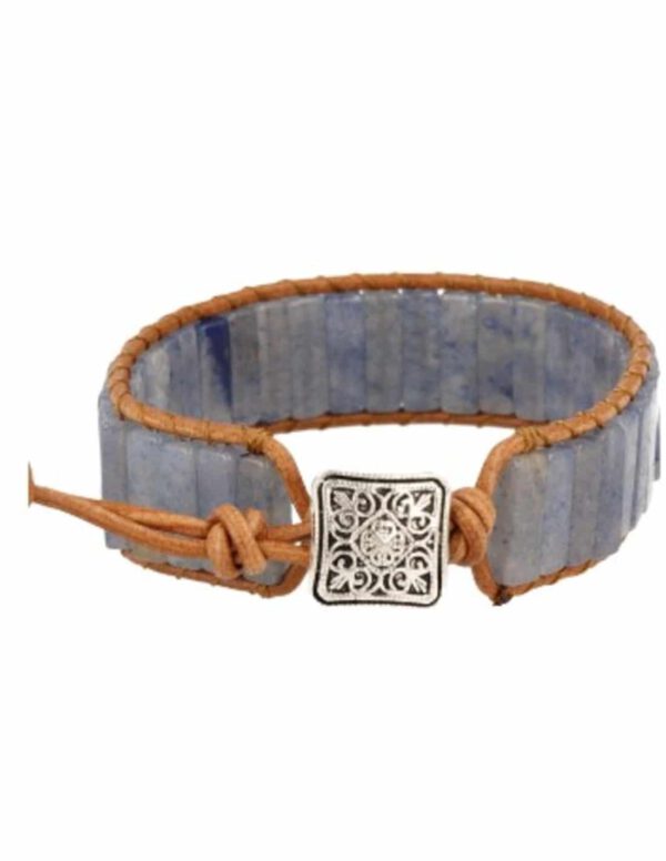 Edelsteen Armband Blauwe Kwarts Gipsy