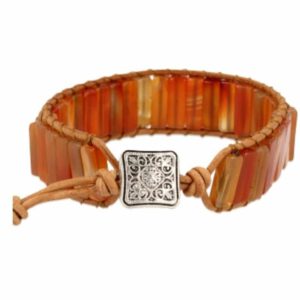 Edelsteen Armband Carneool Oranje Gipsy