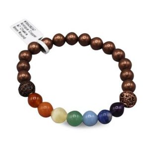 Edelsteen Armband Chakra/ Koper