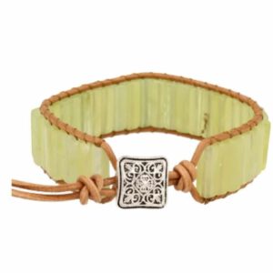 Edelsteen Armband Jade Groen Gipsy