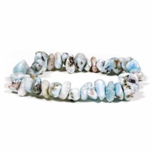 Edelsteen Armband Larimar Getrommelde Stenen