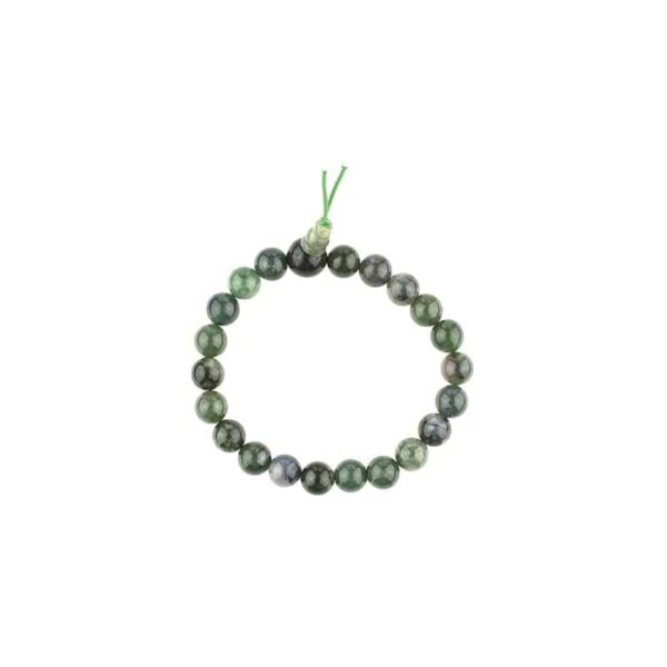 Edelsteen Armband Mos Agaat Powerbead Groen