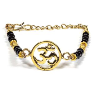 Edelsteen Armband Onyx met OHM