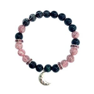 Edelsteen Armband Regenboog Obsidiaan/ Aardbei Obsidiaan