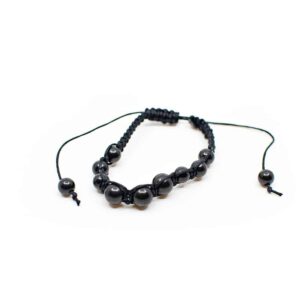 Edelsteen Armband Shungiet Shambala Zwart