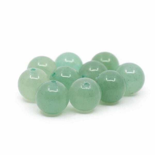 Edelsteen Losse Kralen Groene Aventurijn - 10 stuks (10 mm)