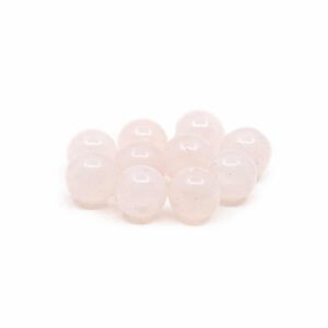 Edelsteen Losse Kralen Rozenkwarts - 10 stuks (10 mm)