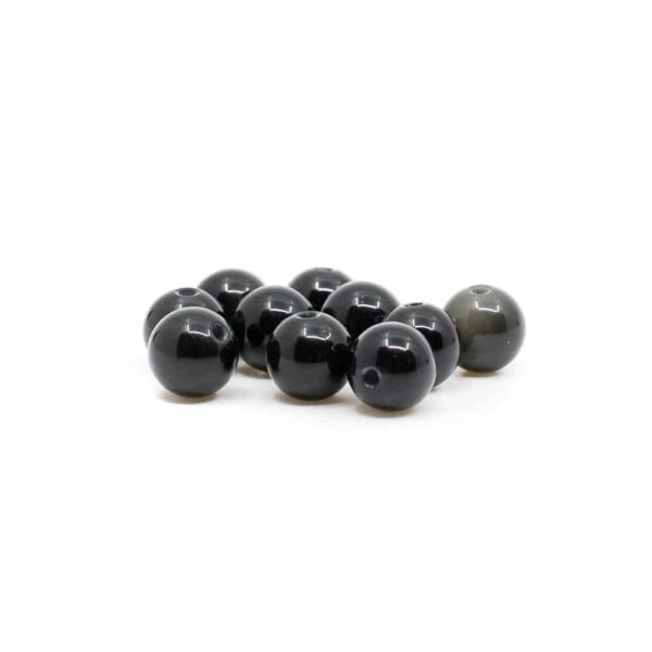 Edelsteen Losse Kralen Zwarte Onyx - 10 stuks (6 mm)