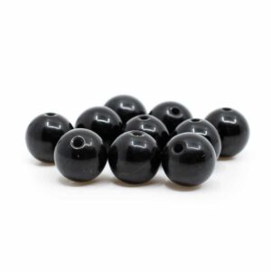 Edelsteen Losse Kralen Zwarte Onyx - 10 stuks (8 mm)