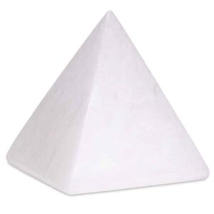 Edelsteen Piramide Seleniet - 9 cm